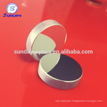 Convex mirror with aluminum coating